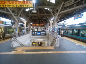 JR瀬戸大橋線 岡山駅 主に瀬戸大橋を経由して高松・松山・高知方面へ行く列車が発着します