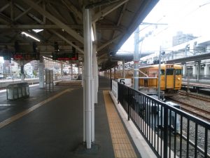 JR瀬戸大橋線 岡山駅 5番線 主に臨時列車が発着します