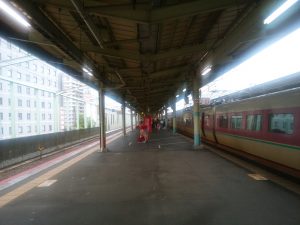 JR山陰本線 松江駅 3番線・4番線 主に出雲市・浜田・益田方面に行く列車が発着します