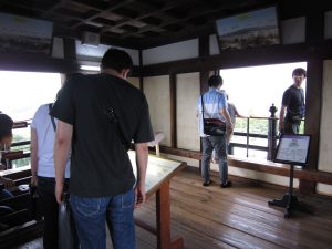 高知城 天守閣最上階への展望台