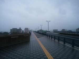 宍道湖大橋 松江城方向を見る