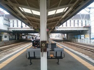 JR伯備線 倉敷駅 4番線・5番線 主に伯備線に行く列車が発着します