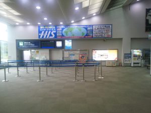 岡山空港 国際線 手荷物検査場