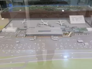函館空港 国内線旅客ターミナルの模型