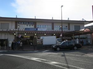 京成本線 京成成田駅 駅舎とタクシー乗り場