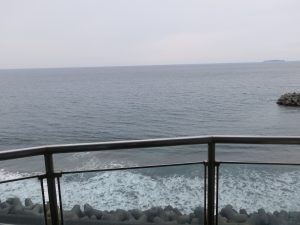 伊豆山温泉 うみのホテル中田屋 ツインルーム 部屋から見える海