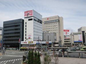 長野東急REIホテル 建物外観 長野駅前にあります
