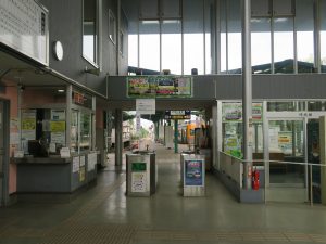 上毛電鉄線 中央前橋駅 改札口 Suica、PASMOは使えません