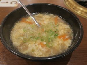 玉子スープ 東京健康ランド まねきの湯にて