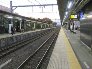 JR中央東線 石和温泉駅 主に大月・八王子・新宿方面に行く列車が発着します