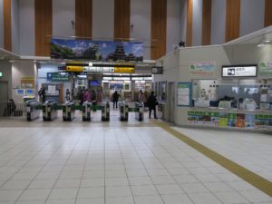JR篠ノ井線 松本駅 改札口