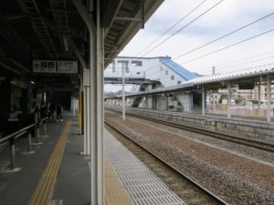 JR常磐線 湯本駅 1番線 主にいわき方面に行く列車が発着します