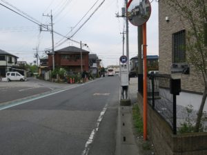 国際十王交通 宿裏バス停留所 熊谷天然温泉 花湯スパリゾートの最寄りバス停です