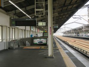 JR東北新幹線 宇都宮駅 1番線 主に東北新幹線で福島・仙台・盛岡方面に行く列車が発着します