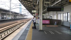 JR東北新幹線 宇都宮駅 4番線 主に東北新幹線で大宮・上野・東京方面に行く列車が発着します