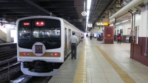 JR日光線 宇都宮駅 5番線 主に日光線の列車で日光方面行きが発着します