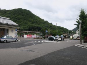 松浦鉄道西九州線 有田駅 駅前タクシー乗り場と駐車場