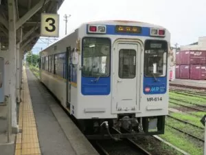 松浦鉄道 MR600型 前面 有田駅にて