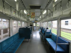 松浦鉄道 MR600型 車内 有田駅にて