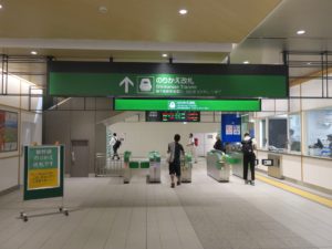 JR上越新幹線 新潟駅 新幹線乗り換え改札口