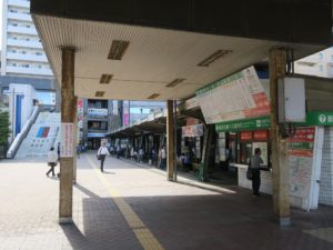 JR信越本線 新潟駅 万代口 バス乗り場