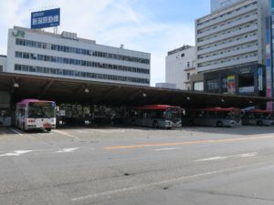 JR信越本線 新潟駅 万代口 バス乗り場