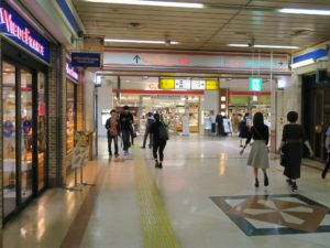 JR上越新幹線 新潟駅 2階エキナカ通路