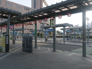 JR奥羽本線 中央口 駅前バスターミナル