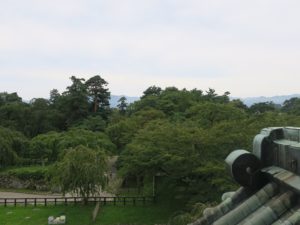弘前城 天守閣からの景色 南側
