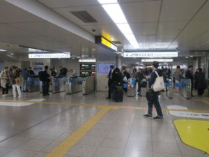 JR東海道新幹線 名古屋新幹線 在来線・新幹線乗り換え改札口