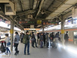 JR関西本線 名古屋駅 12番線・13番線 主に亀山・伊勢・鳥羽方面に行く列車が発着します