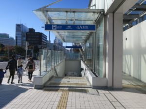 名古屋地下鉄東山線 栄駅 4A出入口