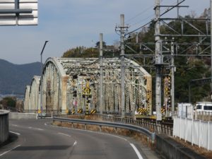 旧犬山橋 犬山遊園駅から新鵜沼駅方向を撮影