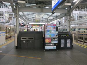 JR神戸線 大阪駅 5番線・6番線 神戸線で三宮・神戸・明石・姫路方面に行く列車が発着します