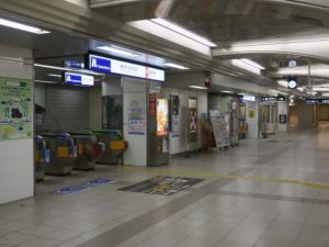 大阪メトロ御堂筋線 梅田駅 中北西改札と中北東改札