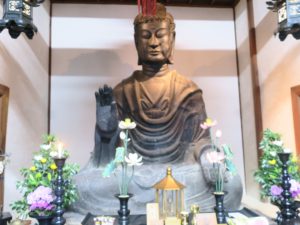 飛鳥寺 大仏様 これが日本最古の大仏像だそうです