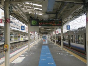 JR紀勢本線 和歌山駅 主に御坊・白浜・新宮方面に行く列車が発着します