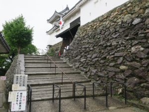 和歌山城 天守閣への入り口 ここから先は有料です