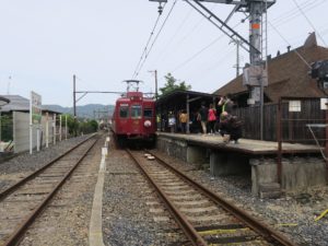 和歌山電鐵貴志川線 貴志川駅 ホーム 踏切から撮影
