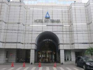 ホテルスカイタワー宮崎駅前 正面玄関