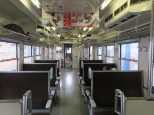 JR九州 キハ40系 車内 宮崎駅で撮影