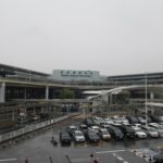 成田空港 第1旅客ターミナル 建物 左が南ウィング 右が北ウィング