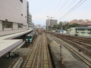 JR鳴門線 徳島駅 1番線 こ線橋から撮影
