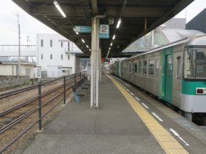 JR牟岐線 阿南駅 2番線 時間帯によってこのホームを使う時があります