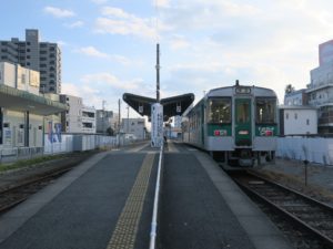 JR鳴門線 鳴門駅 ホーム 池谷・徳島方面に行く列車が発着します