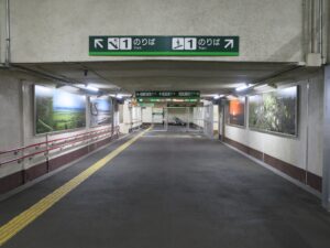 JR繊毛本線 釧路駅 各ホームを結ぶ地下通路