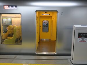 西武鉄道 001系 特急Laview ちちぶ ホームドアに対応する位置に扉があります 所沢駅にて撮影