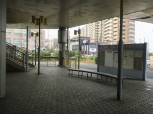 京阪石山坂本線 びわ湖浜大津駅 バスターミナル