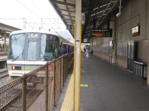 JR奈良線 京都駅 主に宇治・城陽・奈良方面に行く列車が発着します