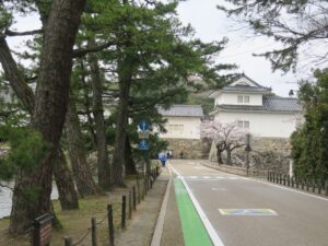 彦根城 いろは松から佐和口のあたり
